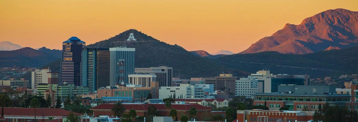 skyline of tucson, arizona