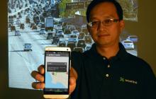 The Smartrek app, developed by the UA's Yi-Chang Chiu, is set to launch this month in the Los Angeles and Phoenix metro areas.